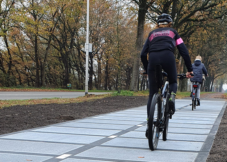 Zonnefietspad N225 bij Rhenen